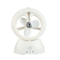 Mini USB Rechargeable Spray Fan Student Dormitory Office Desktop Mute Fan, Glossy White, Glossy Blue, Glossy Watermelon Red, Frosted Pink, Frosted Sky Blue, Frosted Matcha Green