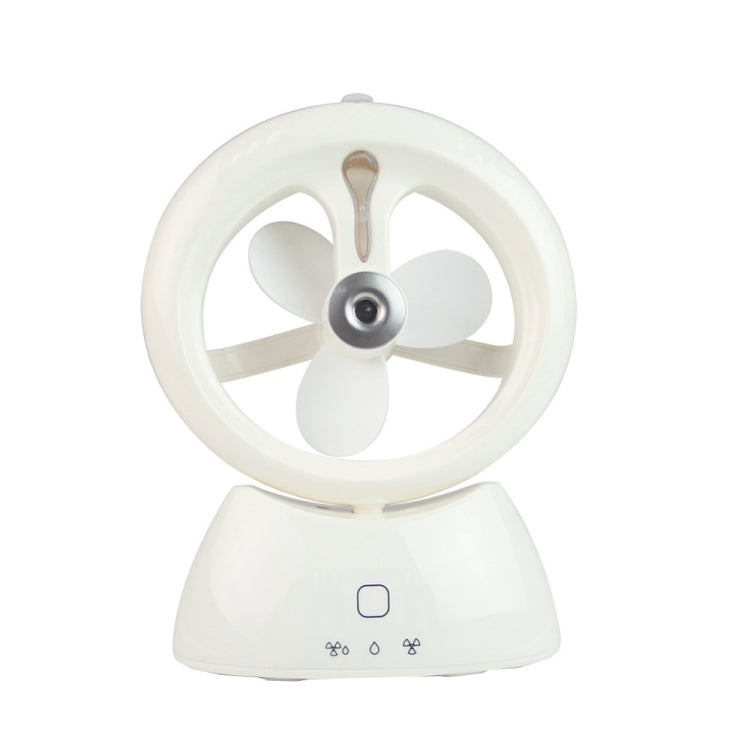 Mini USB Rechargeable Spray Fan Student Dormitory Office Desktop Mute Fan, Glossy White, Glossy Blue, Glossy Watermelon Red, Frosted Pink, Frosted Sky Blue, Frosted Matcha Green