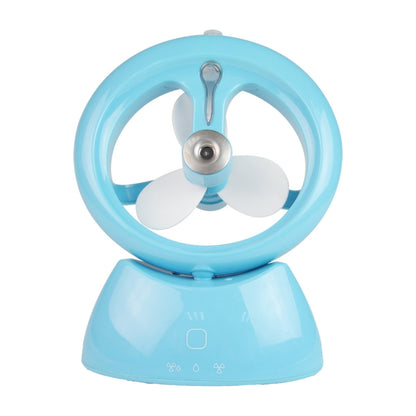 Mini USB Rechargeable Spray Fan Student Dormitory Office Desktop Mute Fan, Glossy White, Glossy Blue, Glossy Watermelon Red, Frosted Pink, Frosted Sky Blue, Frosted Matcha Green