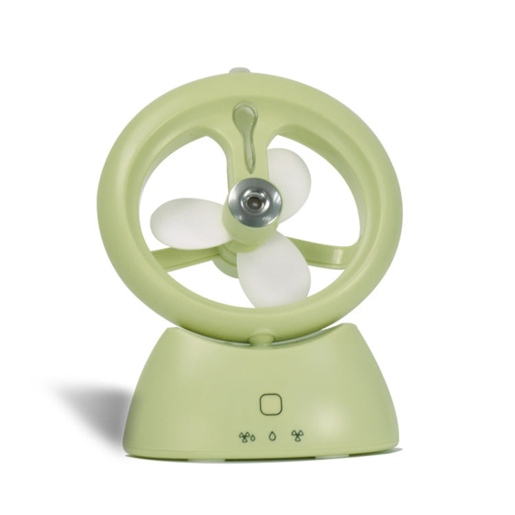 Mini USB Rechargeable Spray Fan Student Dormitory Office Desktop Mute Fan, Glossy White, Glossy Blue, Glossy Watermelon Red, Frosted Pink, Frosted Sky Blue, Frosted Matcha Green