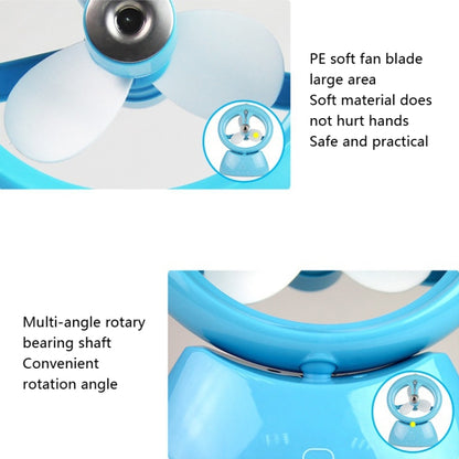 Mini USB Rechargeable Spray Fan Student Dormitory Office Desktop Mute Fan, Glossy White, Glossy Blue, Glossy Watermelon Red, Frosted Pink, Frosted Sky Blue, Frosted Matcha Green