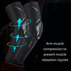 Outdoor Sports Honeycomb Anti-collision Compression Arm Guard, Color:, M (Black), L (Black), XL (Black), M (White), L (White), XL (White)
