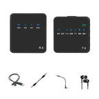 Outdoor Short Video Shooting Noise Reduction Radio Lavalier Microphone, With Bluetooth
