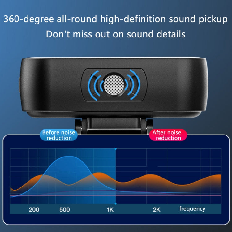 Outdoor Short Video Shooting Noise Reduction Radio Lavalier Microphone, With Bluetooth