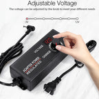 HuaZhenYuan 3-12V5A High Power Speed Regulation And Voltage Regulation Power Adapter With Monitor, US Plug, EU Plug, UK Plug, AU Plug