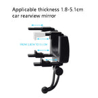 Car Rearview Mirror Universal Navigation Mobile Phone Bracket, R001