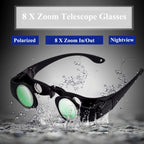 8x Fishing Binoculars Zoomable Telescope Glasses ,Style:, Only Telescope, Telescope+Gray Clip, Telescope+Yellow Clip, Telescope+Red Clip, Telescope+Gray Yellow Clip, Telescope+Gray+Red Clip, Telescope+Yellow+Red Clip, Telescope+Three-color Clip