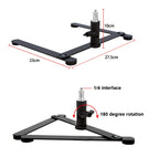 360 Degree Adjustable Metal Overhead Base Desktop Phone Holder,Style:, Only Base, Base+PTZ, Base+PTZ+Phone Clip, Base+PTZ+Rotatable Phone Clip