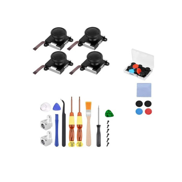 3D Joystick Repair Screwdriver Set Gamepads Disassembly Tool For Nintendo Switch Joy-Con , Series: 5 In 1, 5 In 1, 6 In 1, 10 In 1, 11 In 1, 12 In 1, 15 In 1, 16 In 1, 17 In 1, 18 In 1, 20 In 1, 21 In 1, 22 In 1, 23 In 1, 25 In 1, 27 In 1
