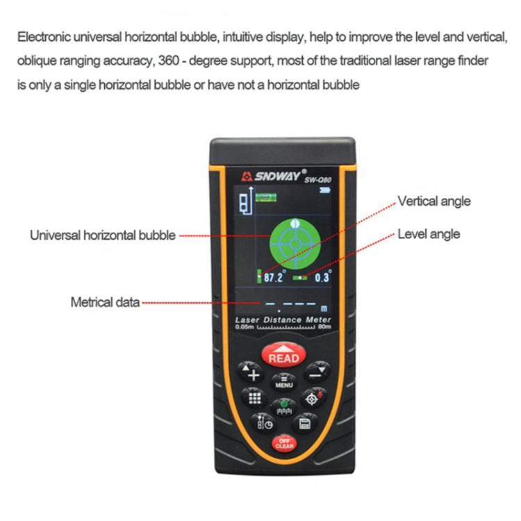 SNDWAY Outdoor Camera Laser Rangefinder, Style:, Photography + Dual Power, Photography + Dual Power + Bluetooth, Video + Image + Bluetooth + Drawing