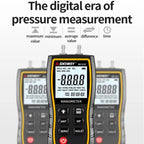 Digital Handheld Differential Pressure Gauge Negative Pressure Tester, SNDWAY SW-512A, SNDWAY SW-512B, SNDWAY SW-512C
