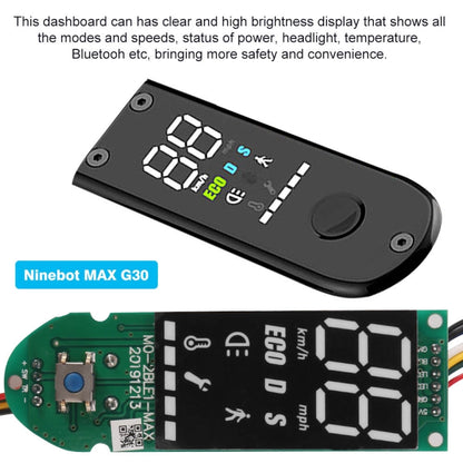 Electric Scooter Digital Display Instrument For Ninebot MAX G30, For Ninebot MAX G30