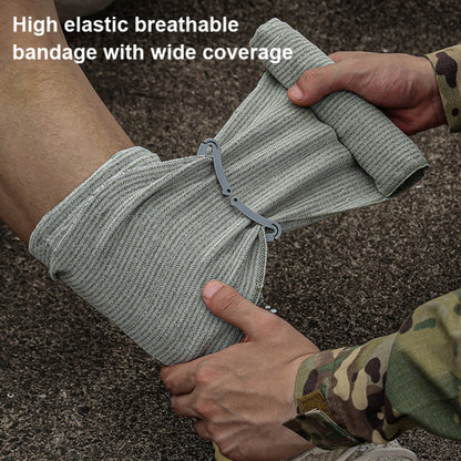Outdoor Elastic Tourniquet Camping First Aid Vacuum Compression Bandage, Large, Small