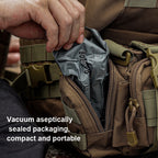 Outdoor Elastic Tourniquet Camping First Aid Vacuum Compression Bandage, Large, Small