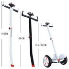 Balance Car Retractable And Extended Hand Lever Handle For Ninebot Mini Pro, White, Black