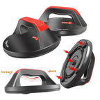 1 Pair Multifunctional Round Push-up Stand Abdominal Fitness Device,Style:, Cannot Rotate, Rotatable