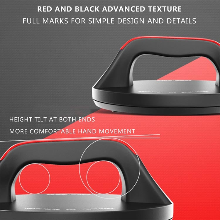 1 Pair Multifunctional Round Push-up Stand Abdominal Fitness Device,Style:, Cannot Rotate, Rotatable