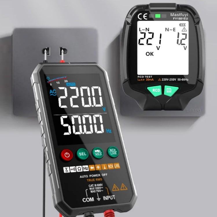 FUYI FY1881 High Precision Power Polarity Phase Socket Tester, FY1881 UK Plug, FY1881 US Plug, FY1881 EU Plug