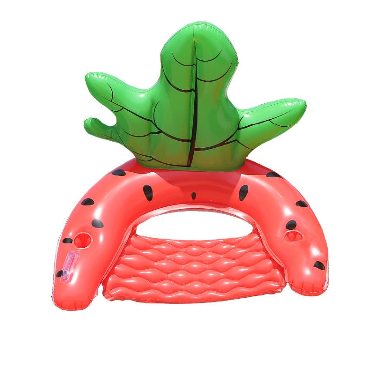 ZY-156 Water Inflatable Watermelon Floating Row with Backrest, Watermelon