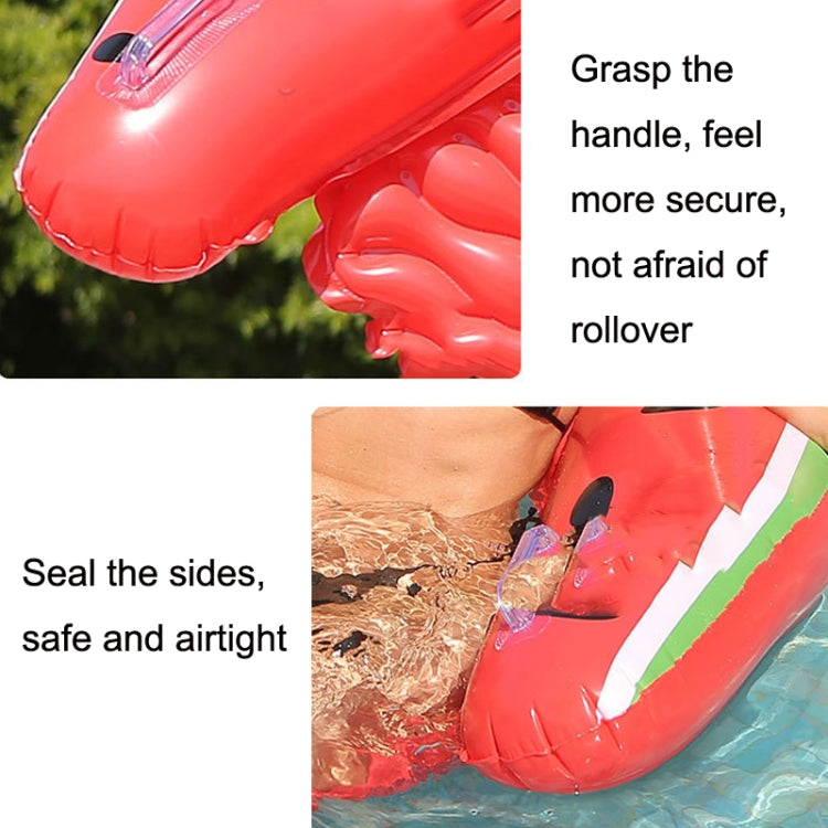 ZY-156 Water Inflatable Watermelon Floating Row with Backrest, Watermelon