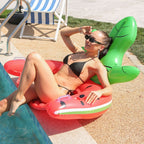 ZY-156 Water Inflatable Watermelon Floating Row with Backrest, Watermelon