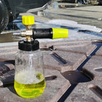 High Pressure Cleaning Machine 1/4 Quick Plug-In Joint Transparent Foam PA Pot, 1/4 Quick Plug-In Joint Foam PA Pot