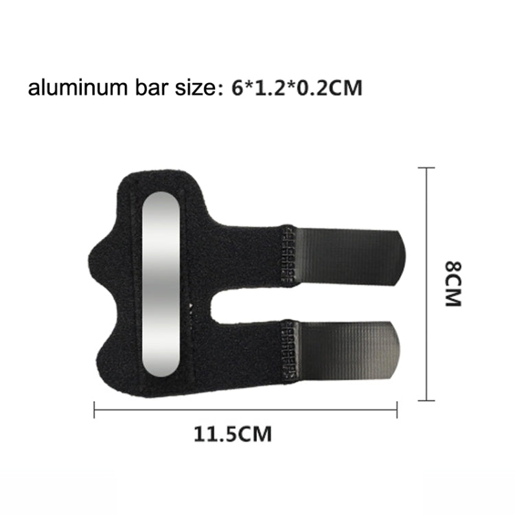 2 PCS Basketball Sprain Protection Fixed Splint Finger Cover, Splint Finger Cover(Black), Splint Finger Cover(Blue)