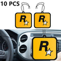10 PCS Car Perfume Pendant Fragrance Decoration, R Star, Planet