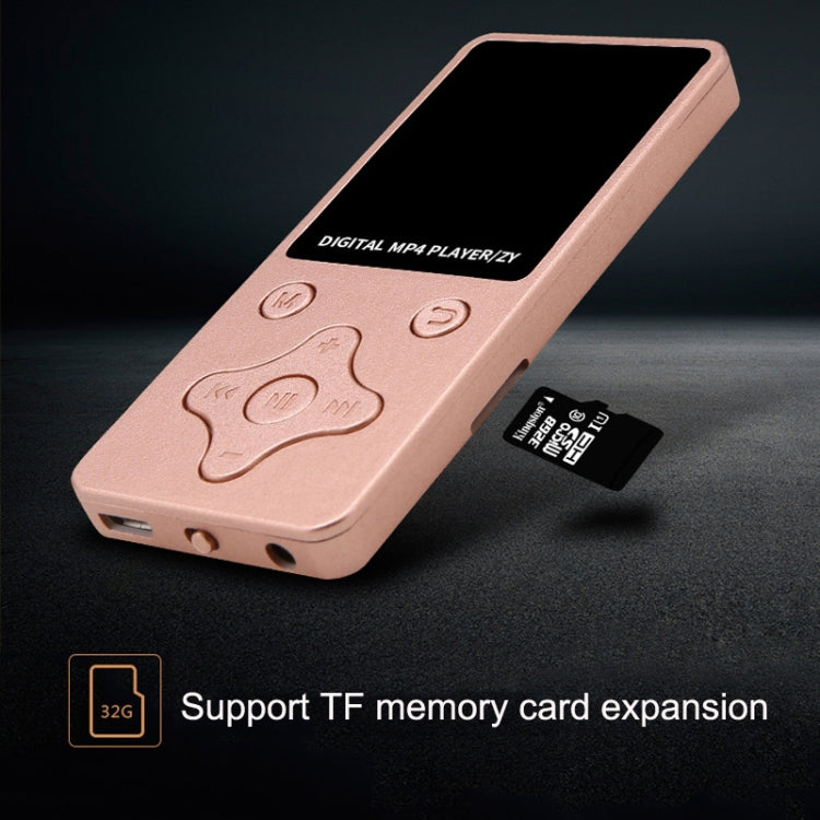 T68 Card Lossless Sound Quality Ultra-thin HD Video MP4 Player, Cross Key