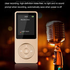 Card Ultra-thin Lossless MP4 Player With Screen, White, Pink, Red, Gold, Black, Light Blue