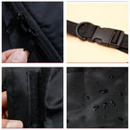 420D Waterproof Cloth Double Zipper 8 Buckle Roof Bag Luggage Bag,Style: Roof Bag+Non-slip Mat, Only Roof Bag, Roof Bag+Non-slip Mat