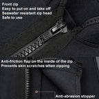DIVE & SAIL 3mm Long Sleeve Thermal Diving Top Cold Protection Surf Top, XS, S, M, L, XL, XXL