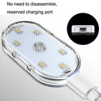 Car Lighting Reading Light LED Touch Sensing Ambient Light, Style:, White, Ice Blue, Blue, Pink Purple, Colorful