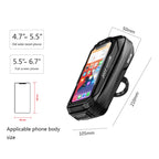 WILD MAN X3 0.5L EVA Hard Shell Bicycle Touch Screen Phone Bag, X3  0.5L (Red), X3  0.5L (Black)