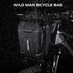WILD MAN E8 3L Bicycle EVA Hard Shell Head Bag, E8 (Black)
