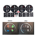 Car Button Repair Sticker AC Central Control Sticker