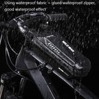 WILD MAN XS5 1L Bicycle EVA Hard Shell Front Beam Bag, XS5 (Black)