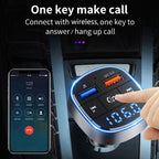QC3.0 Fast Charge Car Bluetooth MP3 Player Car FM Transmitter, QC3.0 Fast Charge