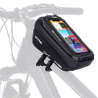 WILD MAN XS2 1L EVA Hard Shell Cycling Rainproof Bicycle Bag, XS2 (Black), XS2 (Black Red)