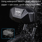 WILD MAN X9 3.5L EVA Hard Shell Bicycle Head Waterproof Bag, X9 3.5L (Black)