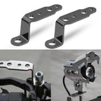 2 PCS Multifunction Motorcycle Modification Accessories Rearview Mirror Lamp Bracket, Black, Blue, Red, Gold, Silver, Orange
