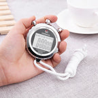 YS Metal Large Screen Display Stopwatch Fitness Sports Competition Electronic Stopwatch, YS-528 Single Row Display
