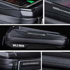 WILD MAN MS33 0.6L Mountain Bike Hard Shell Phone Touch Screen Handlebar Bag, MS33