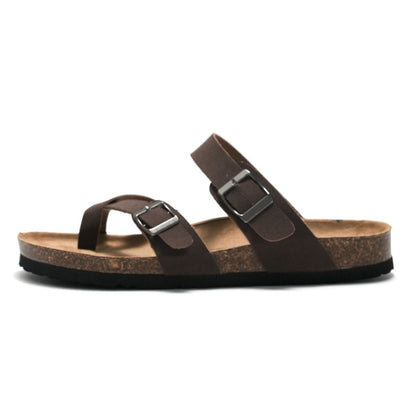 Ruizu Couple Cork Slippers Beach Shoes Flip Flops, 35, 36, 37, 38, 39, 40, 41, 42, 43