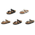 Ruizu Couple Cork Slippers Beach Shoes Flip Flops, 35, 36, 37, 38, 39, 40, 41, 42, 43