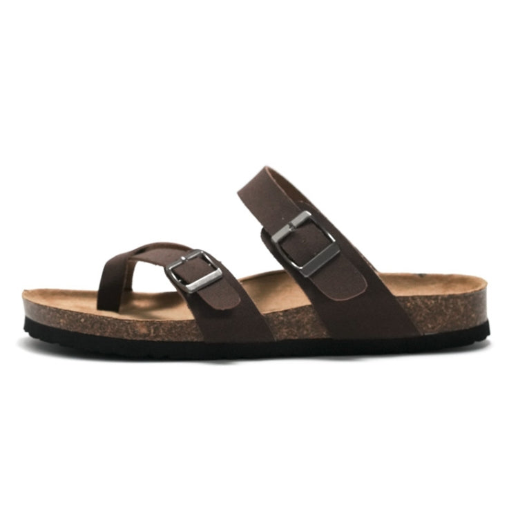 Ruizu Couple Cork Slippers Beach Shoes Flip Flops, 35, 36, 37, 38, 39, 40, 41, 42, 43