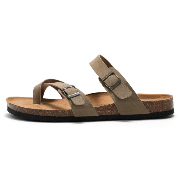 Ruizu Couple Cork Slippers Beach Shoes Flip Flops, 35, 36, 37, 38, 39, 40, 41, 42, 43