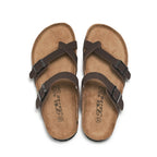 Ruizu Couple Cork Slippers Beach Shoes Flip Flops, 44, 45