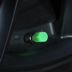 4pcs / Set Luminous Tire Valve Cap Electric Motorcycle Vacuum Tire Valve Cover, Style: Split Effect, 4pcs /Set Split Effect, 4pcs /Set One Effect