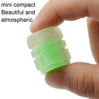 4pcs / Set Luminous Tire Valve Cap Electric Motorcycle Vacuum Tire Valve Cover, Style: Split Effect, 4pcs /Set Split Effect, 4pcs /Set One Effect